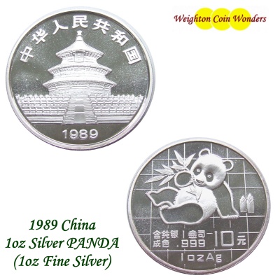 (image for) 1989 1oz Silver PANDA